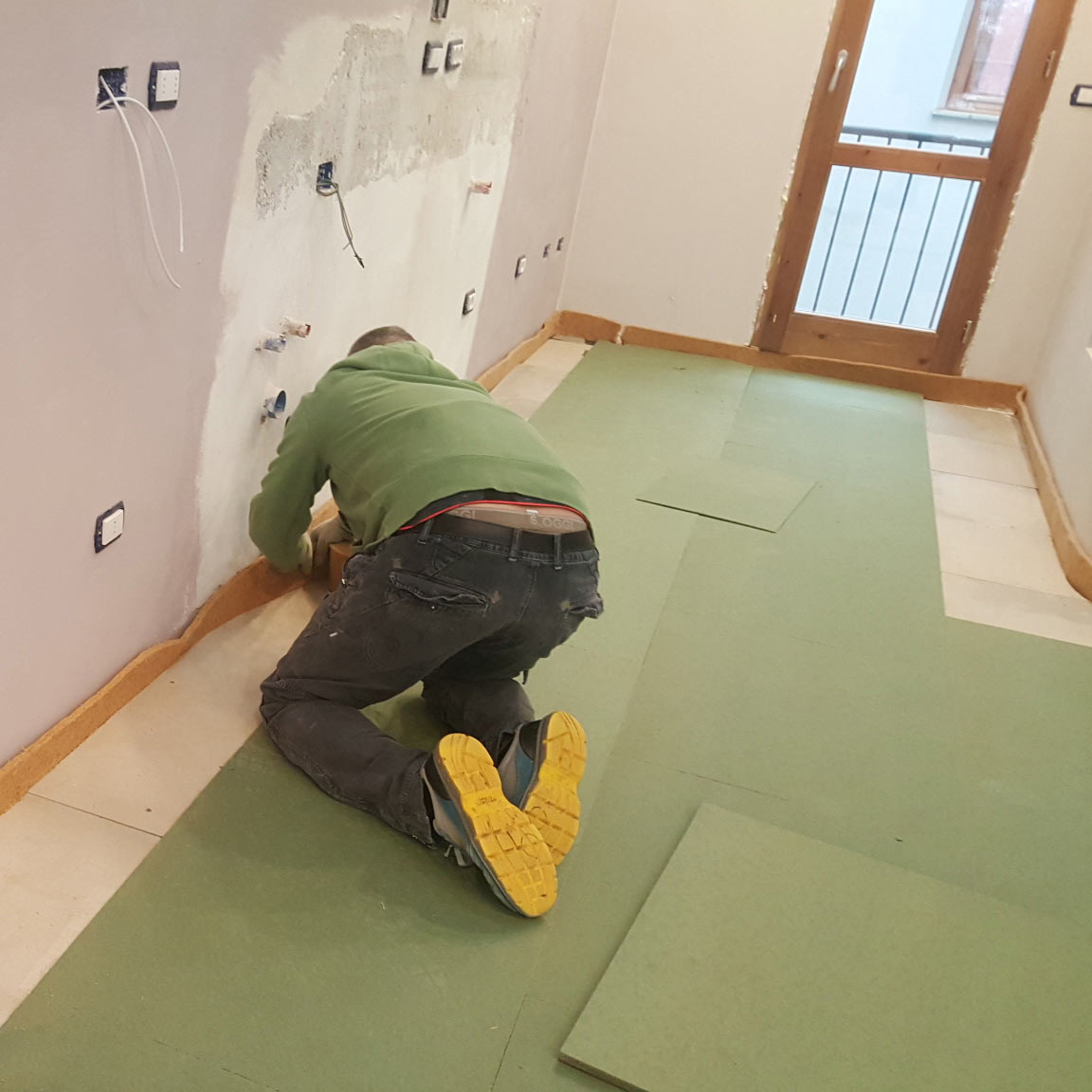 Fiber wood FiberTherm Underfloor density 250 kg/mc