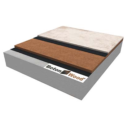 Dry screed with fiber wood insulation Fibertherm Universal dry
